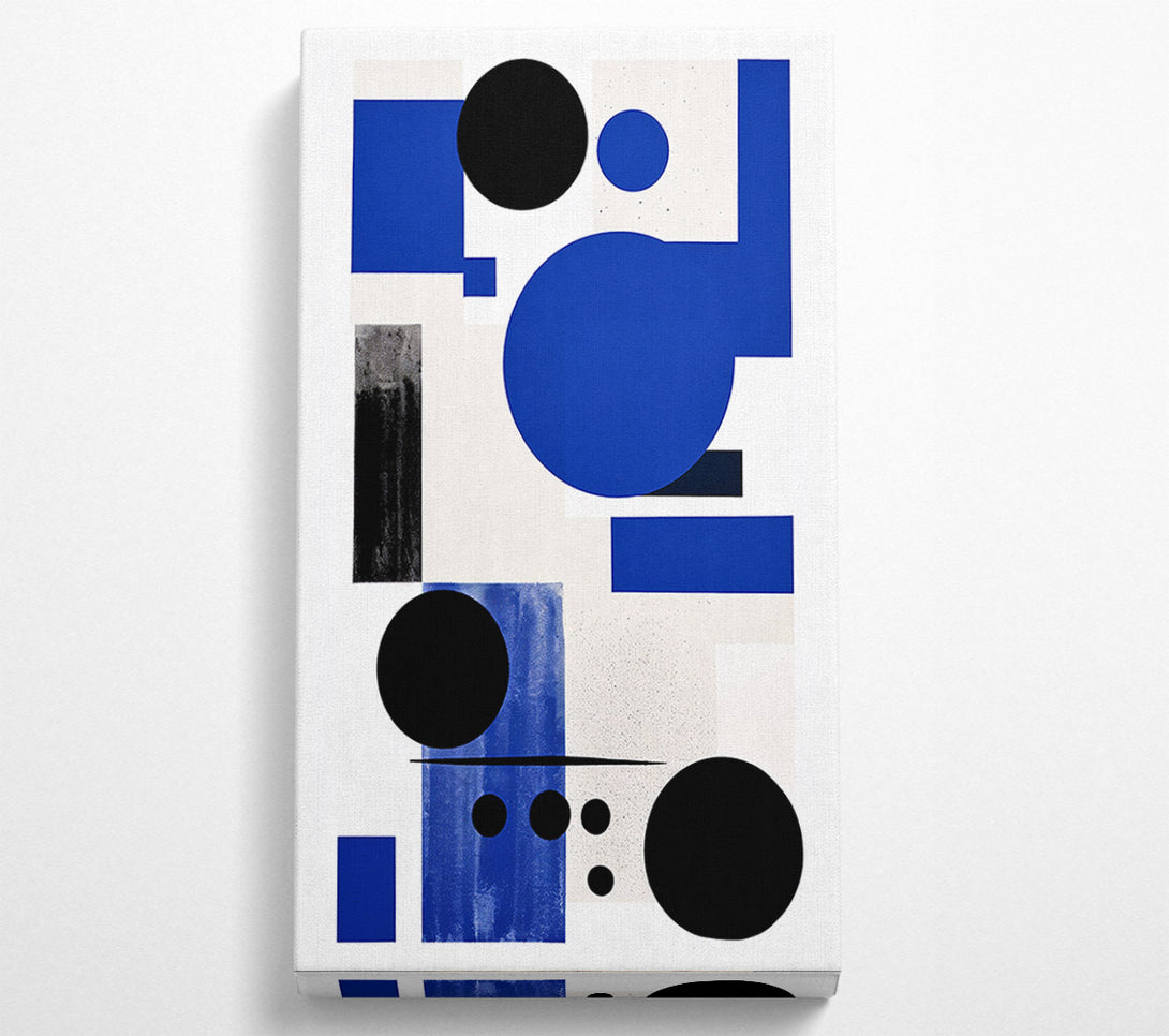  A Canvas Print of Rectangles And Circled Canvas Wall Art
