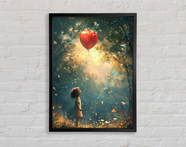 Red Balloon Dreams Framed Print