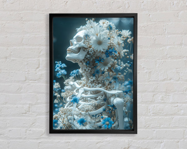Red Hair Flow Framed Print