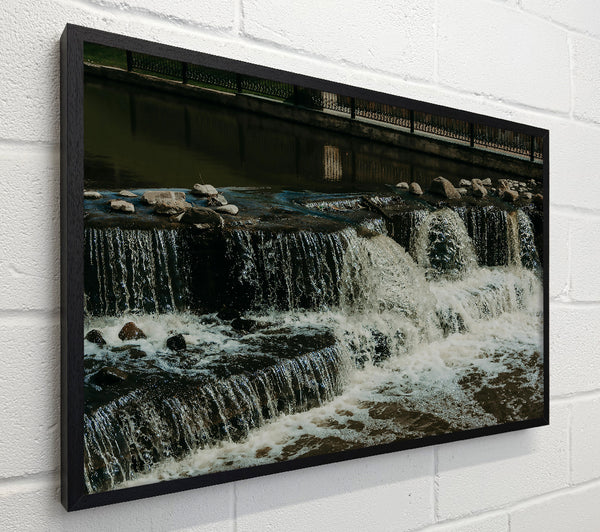 Green Cascading Waterfalls