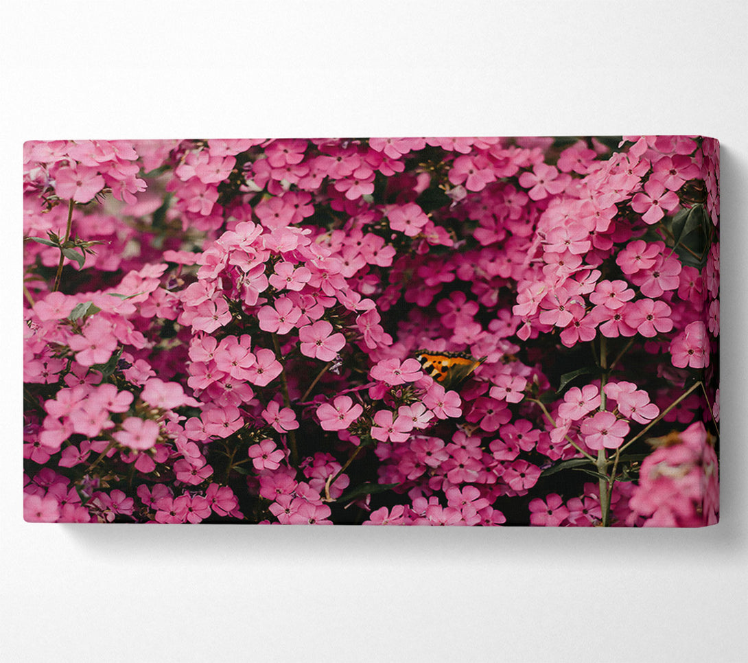 A Canvas Print of Pink Floral Symphony Canvas Wall Art
