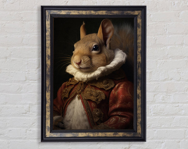 Red Squirrel Renaissance Framed Print