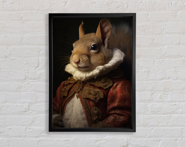 Red Squirrel Renaissance Framed Print