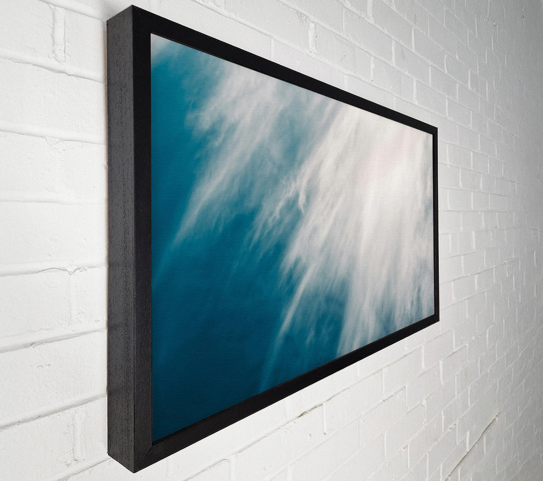  A Canvas Print of Azure Cloud Streaks Canvas Wall Art