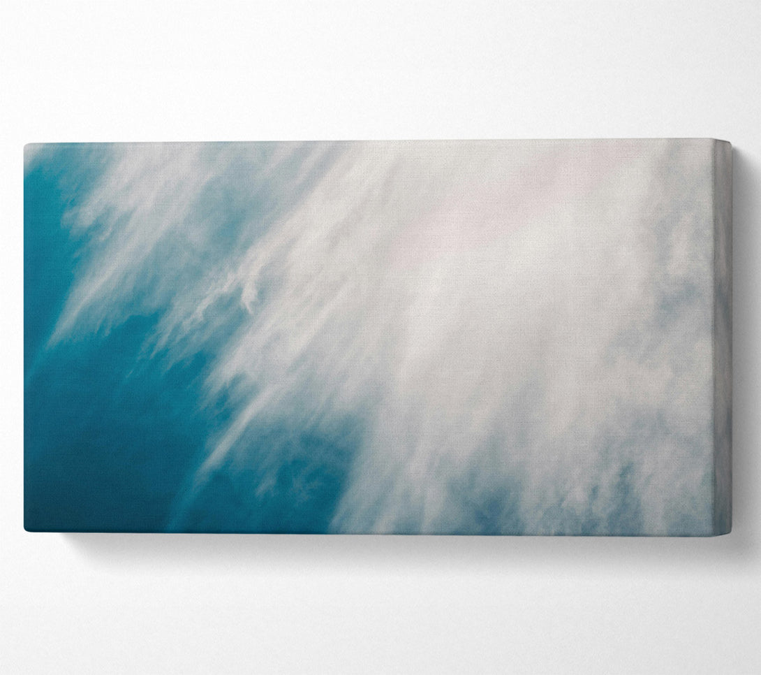  A Canvas Print of Azure Cloud Streaks Canvas Wall Art