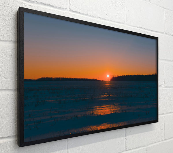 Orange Winter Sunset