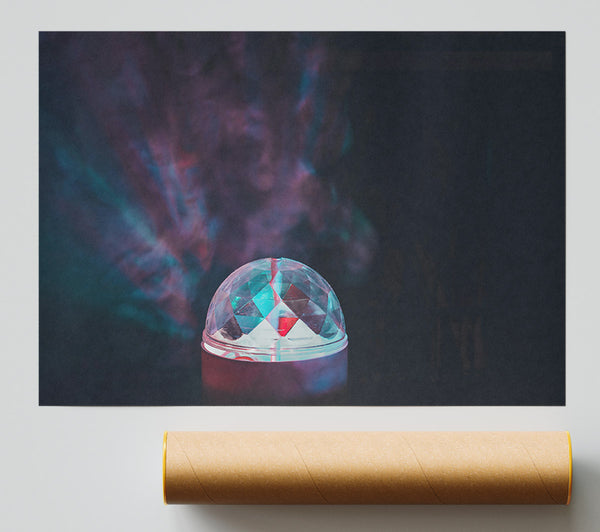 Purple Haze Disco Ball Giclee Print