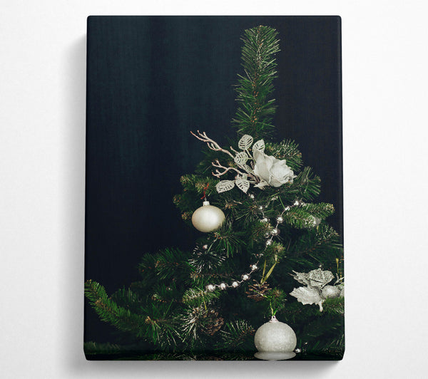 Silver Christmas Tree Elegance