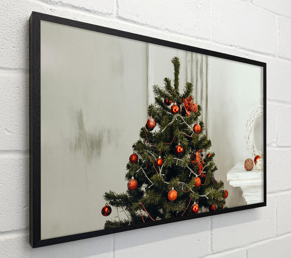 Red Ornament Christmas Tree