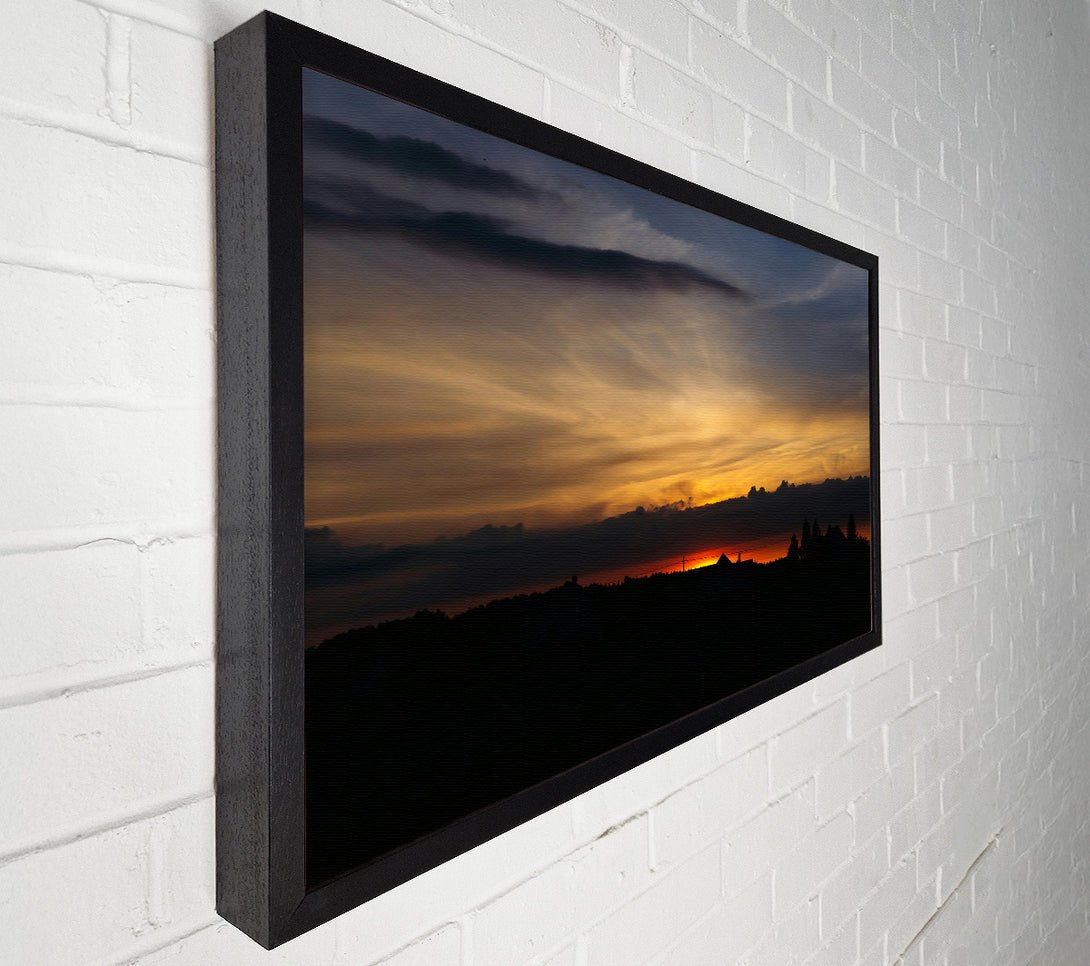  A Canvas Print of Golden Hour Sunset Canvas Art