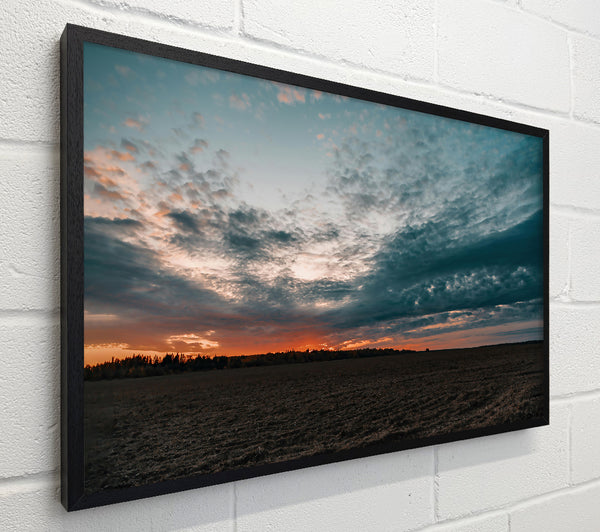 Teal Sky Sunset