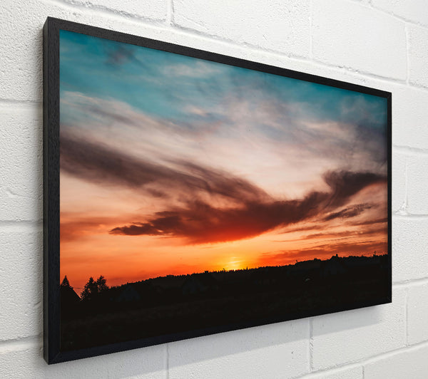Orange Sunset Sky