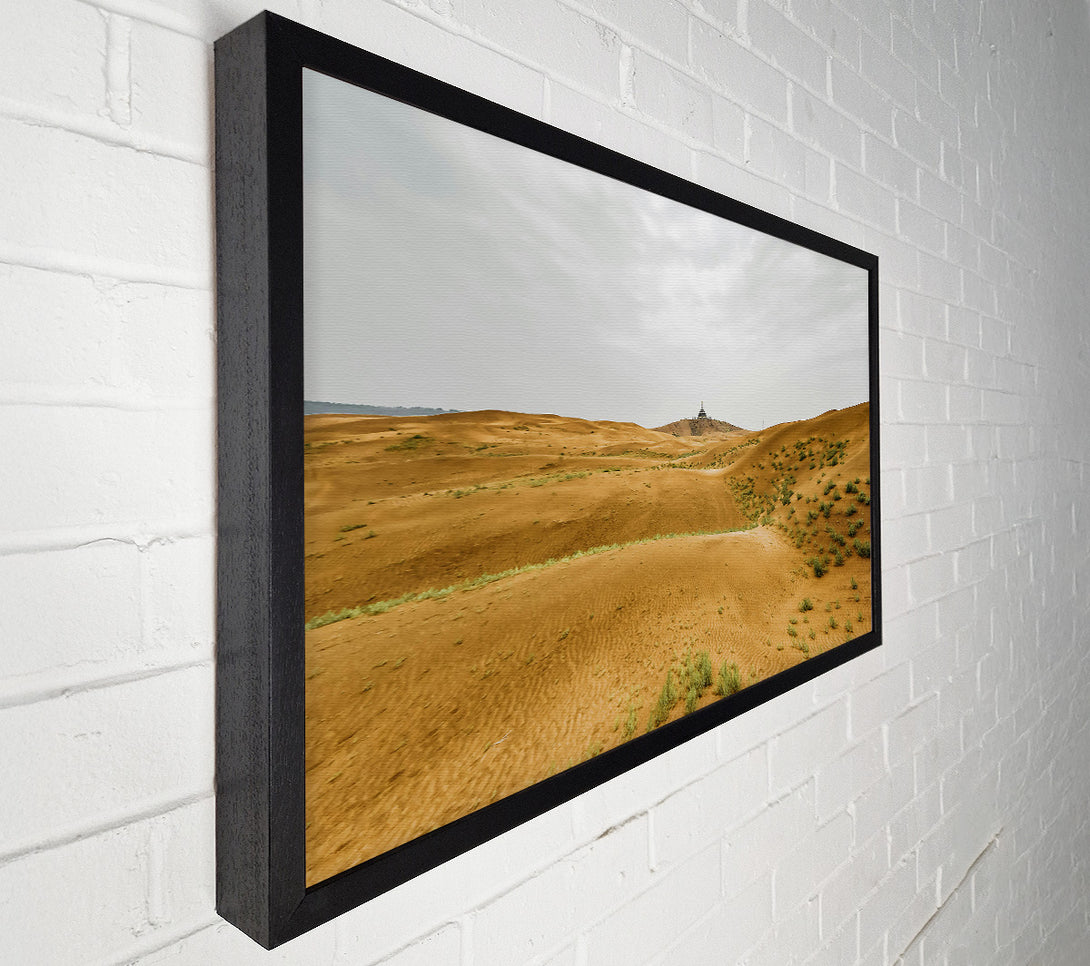  A Canvas Print of Sand Dunes Of Gold Canvas Wall Art