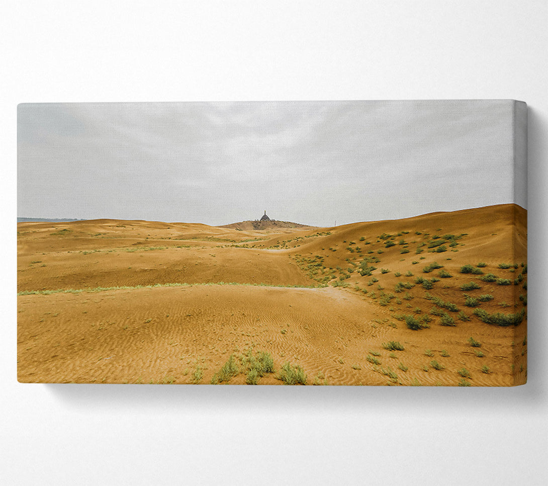  A Canvas Print of Sand Dunes Of Gold Canvas Wall Art