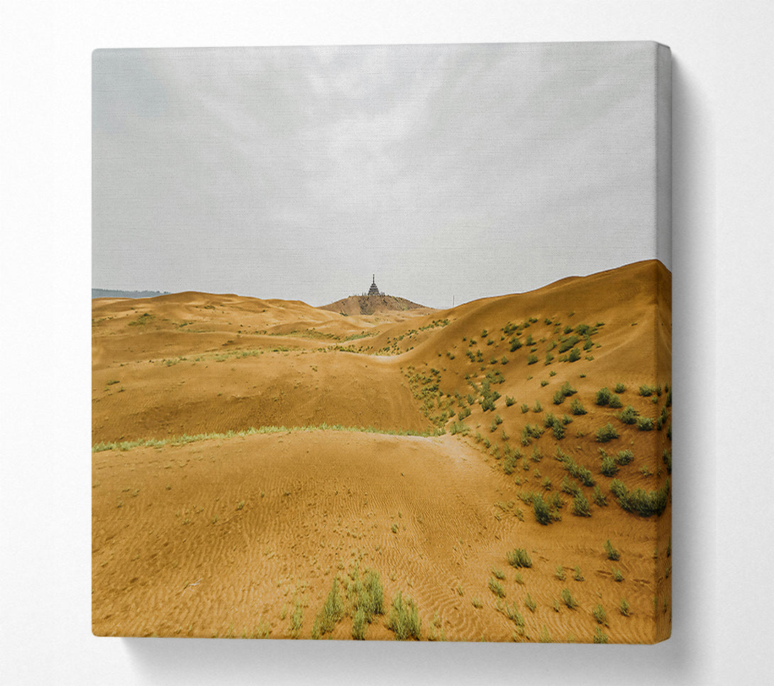  A Canvas Print of Sand Dunes Of Gold Canvas Wall Art