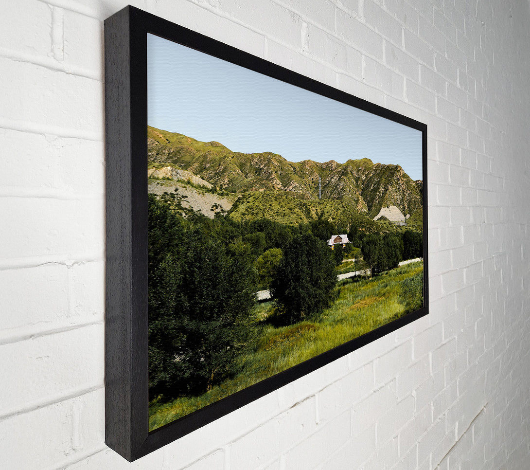  A Canvas Print of Green Hills Retreat Canvas Art
