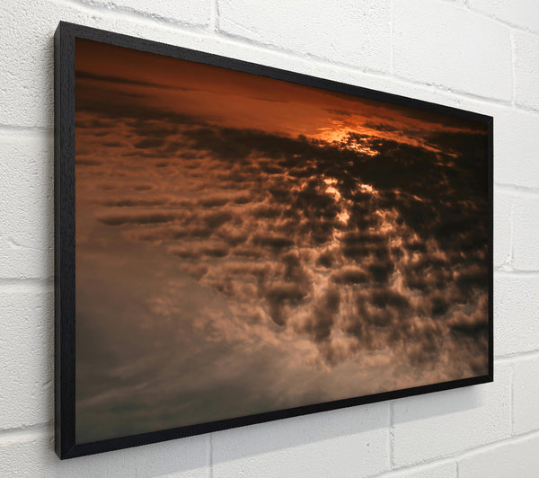 Red-Tinged Storm Clouds