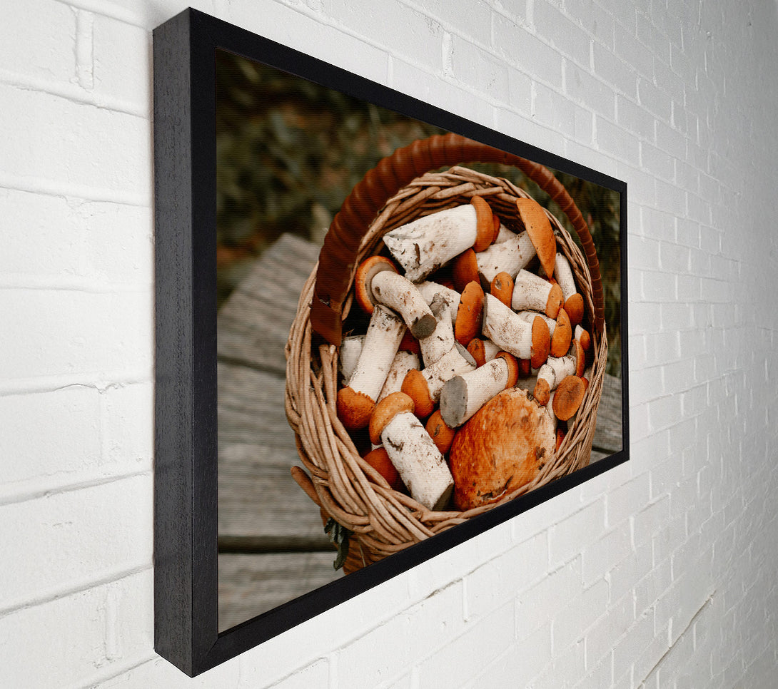  A Canvas Print of Orange Harvest Basket Canvas Wall Art