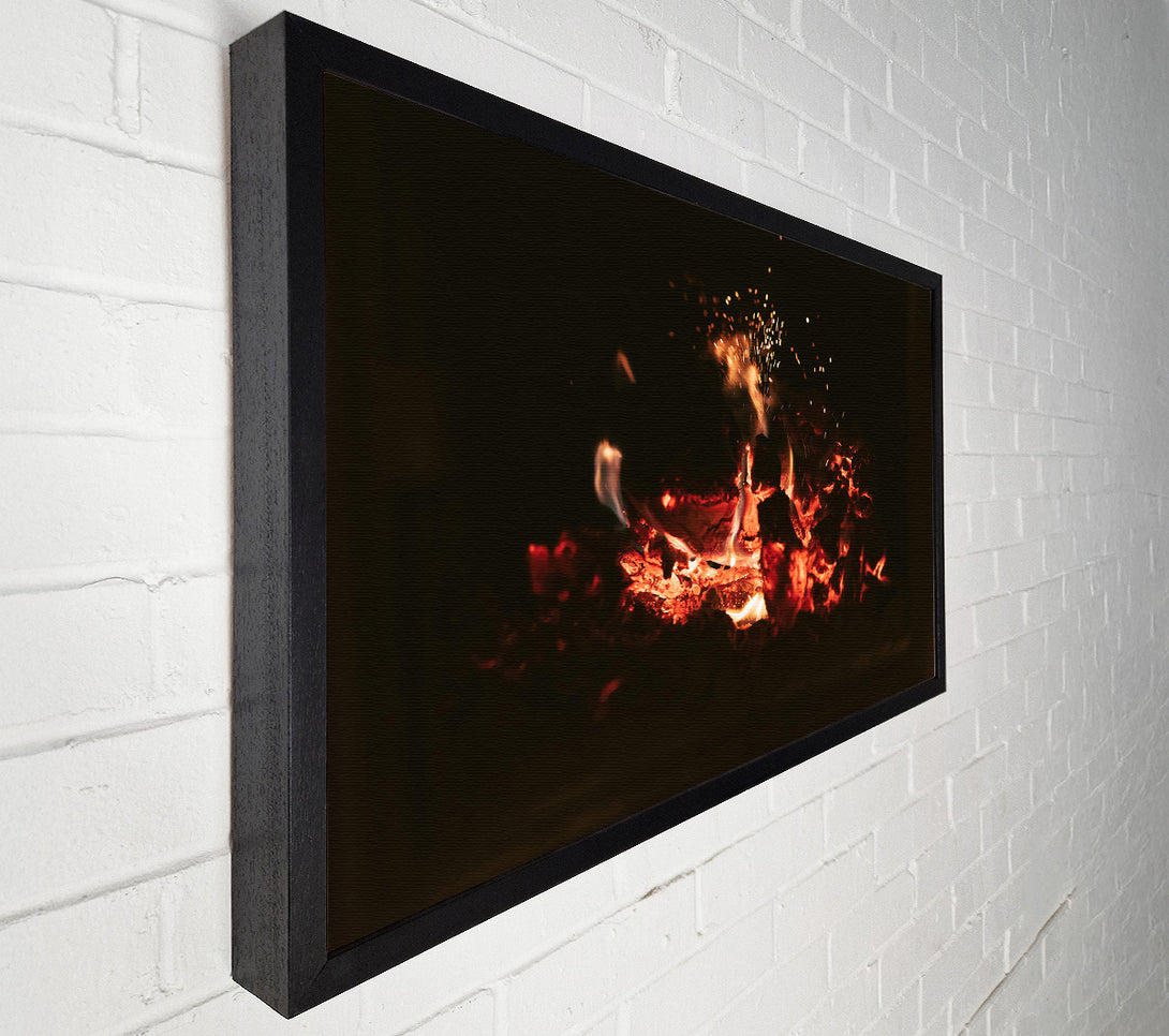 A Canvas Print of Ember'S Orange Glow Canvas Print