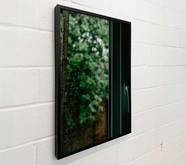 Green Rain Windowpane
