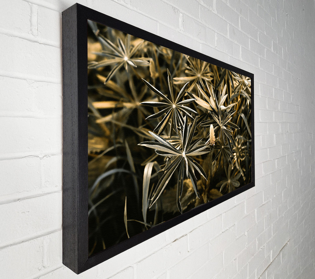  A Canvas Print of Golden Leaf Embrace Canvas Art
