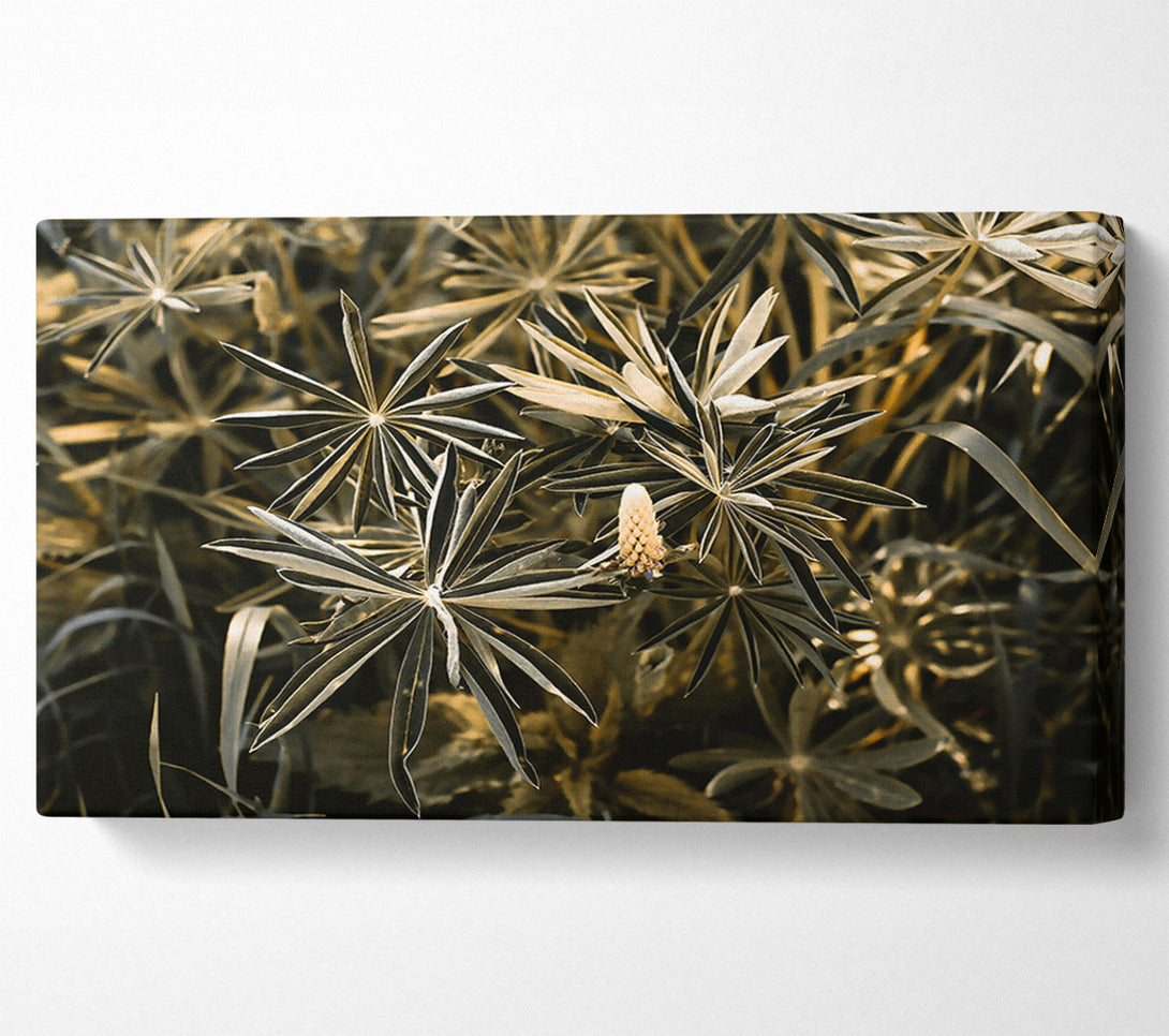  A Canvas Print of Golden Leaf Embrace Canvas Art