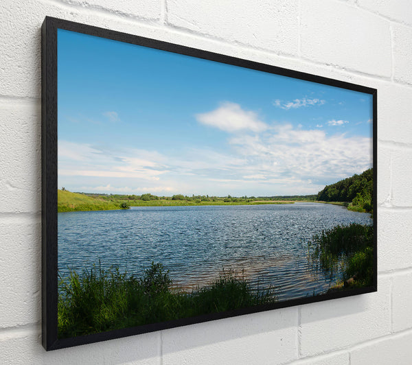 Azure River Reflection