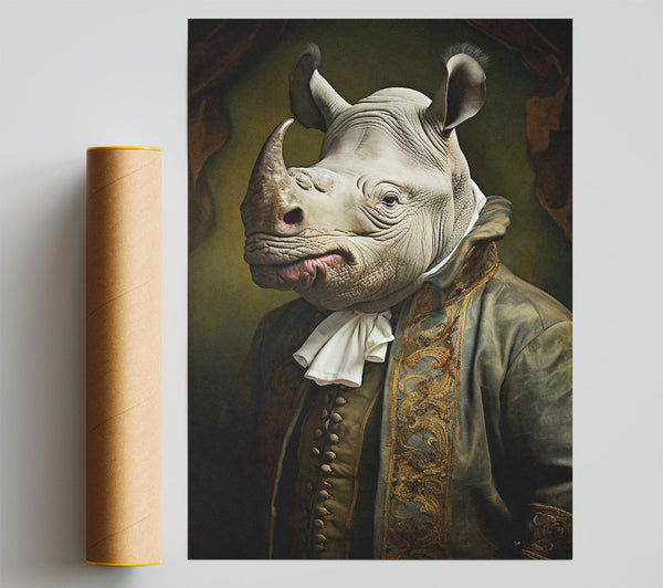 Rhino Renaissance Poster