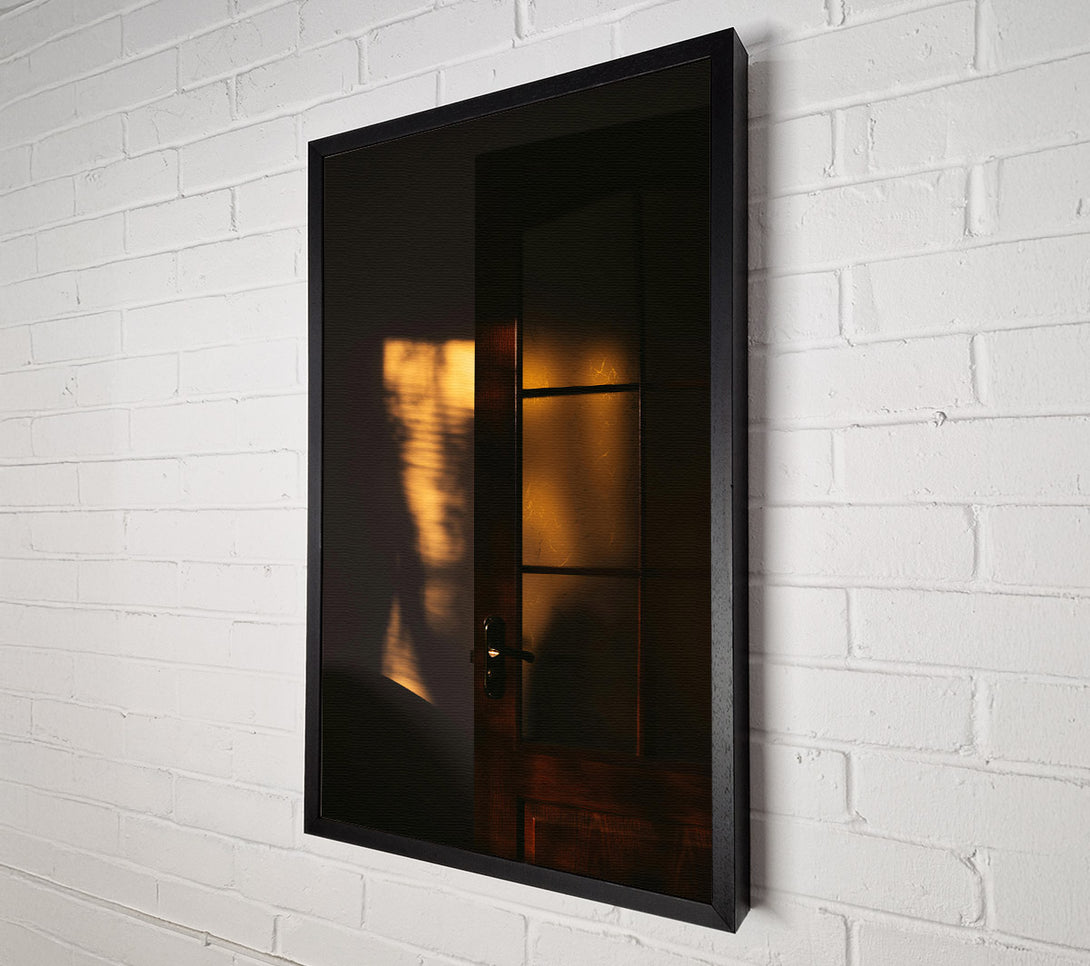  A Canvas Print of Golden Doorway Shadows Canvas Art