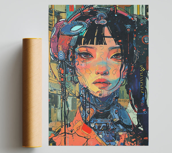 Robot Woman Poster