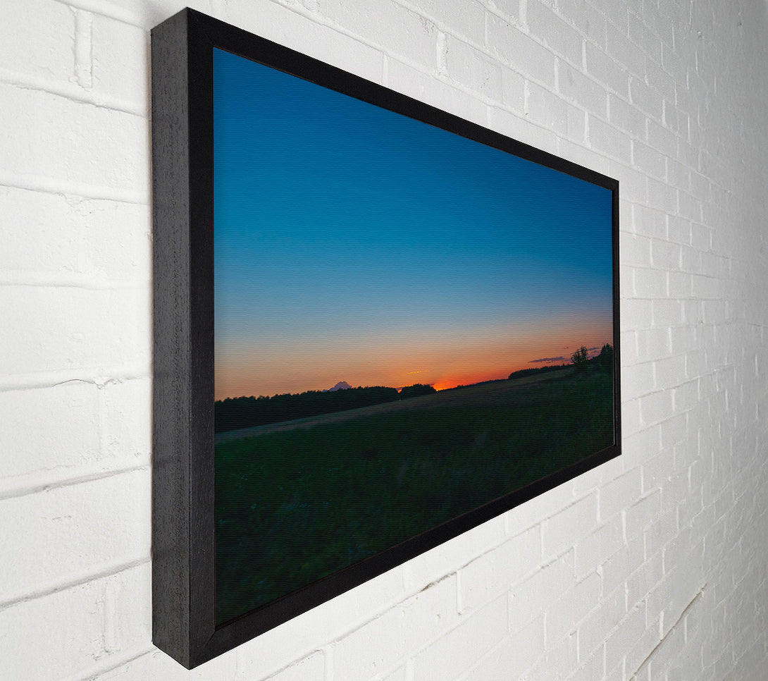  A Canvas Print of The Blue Hour'S Embrace Canvas Art