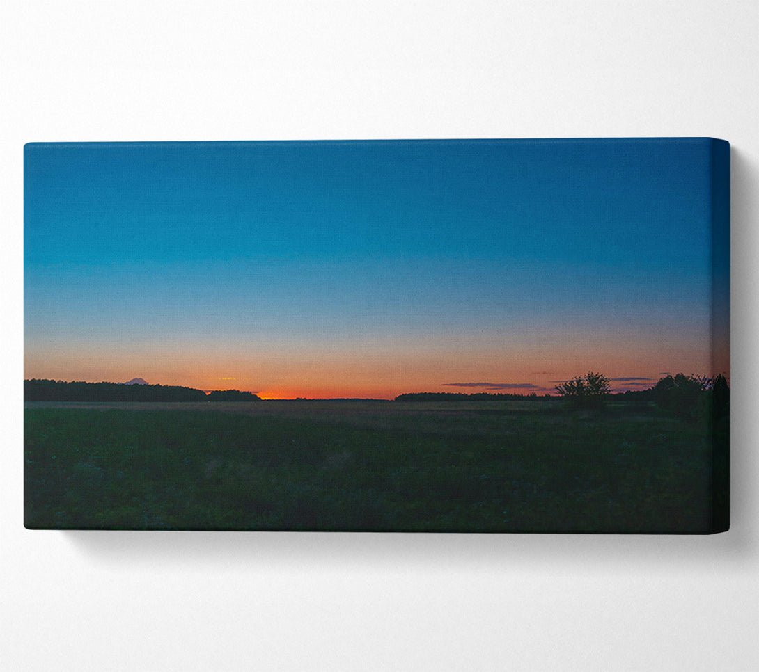  A Canvas Print of The Blue Hour'S Embrace Canvas Art