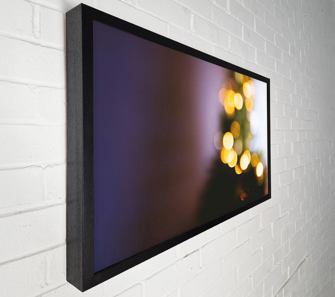  A Canvas Print of Golden Light Blur Canvas Wall Art