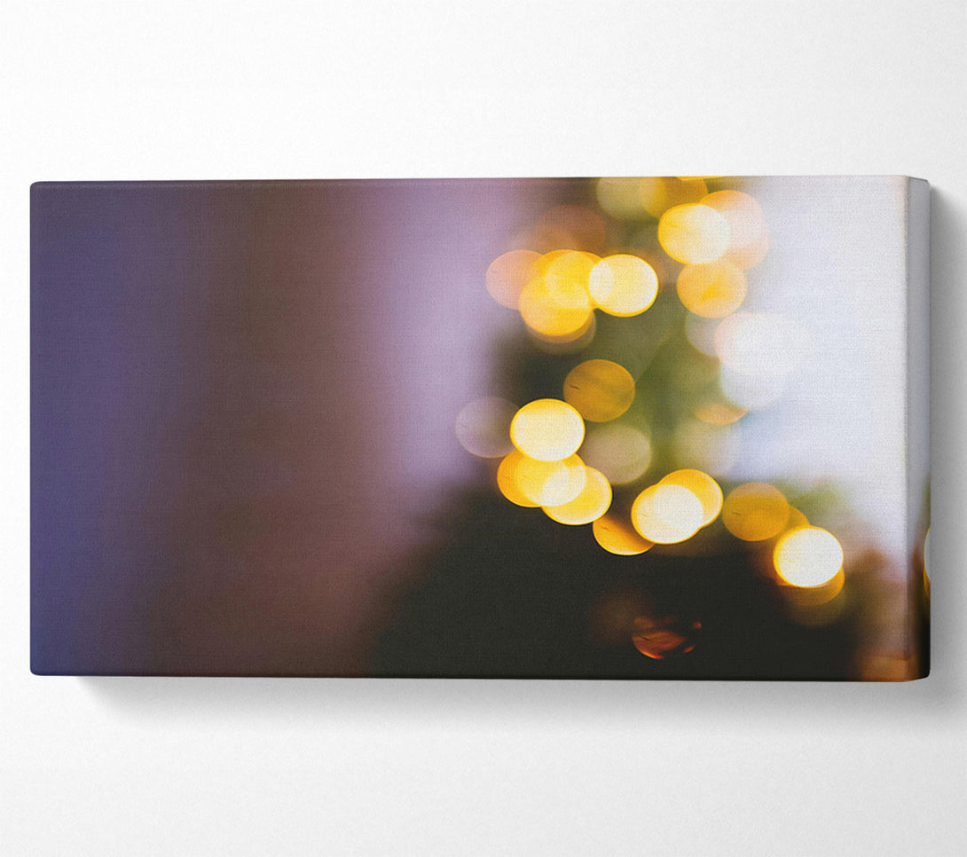  A Canvas Print of Golden Light Blur Canvas Wall Art