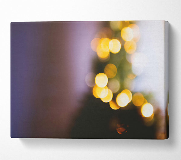  A Canvas Print of Golden Light Blur Canvas Wall Art