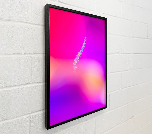 Pink Stem Silhouette