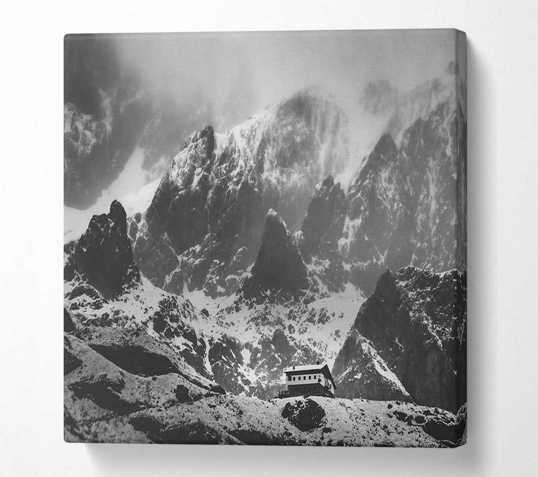  A Canvas Print of Gray Peaks Solitude Canvas Print