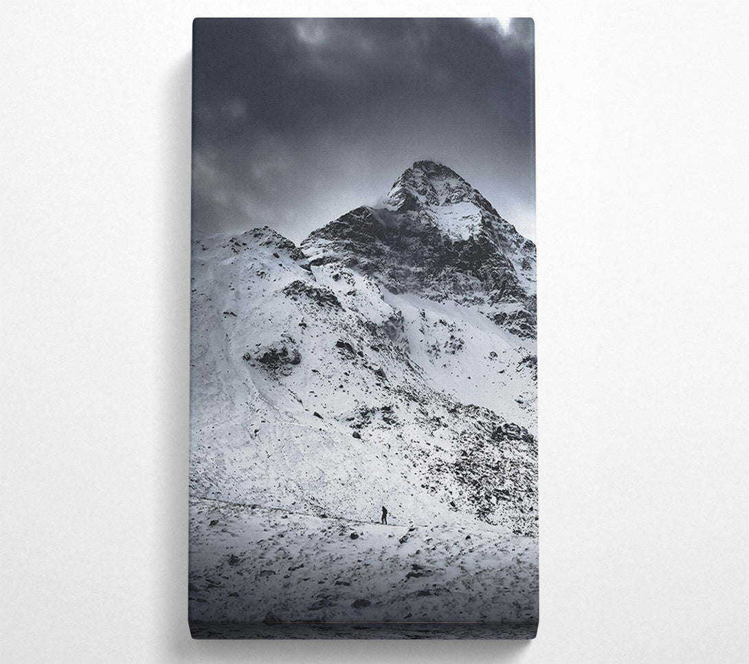  A Canvas Print of Grey Mountain Solitude Canvas Art