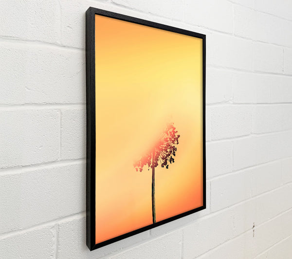 Golden Bloom Silhouette