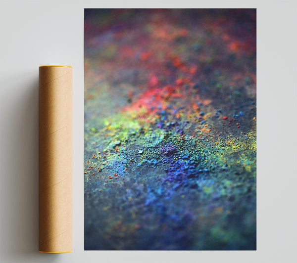 Blue Dust Storm Poster