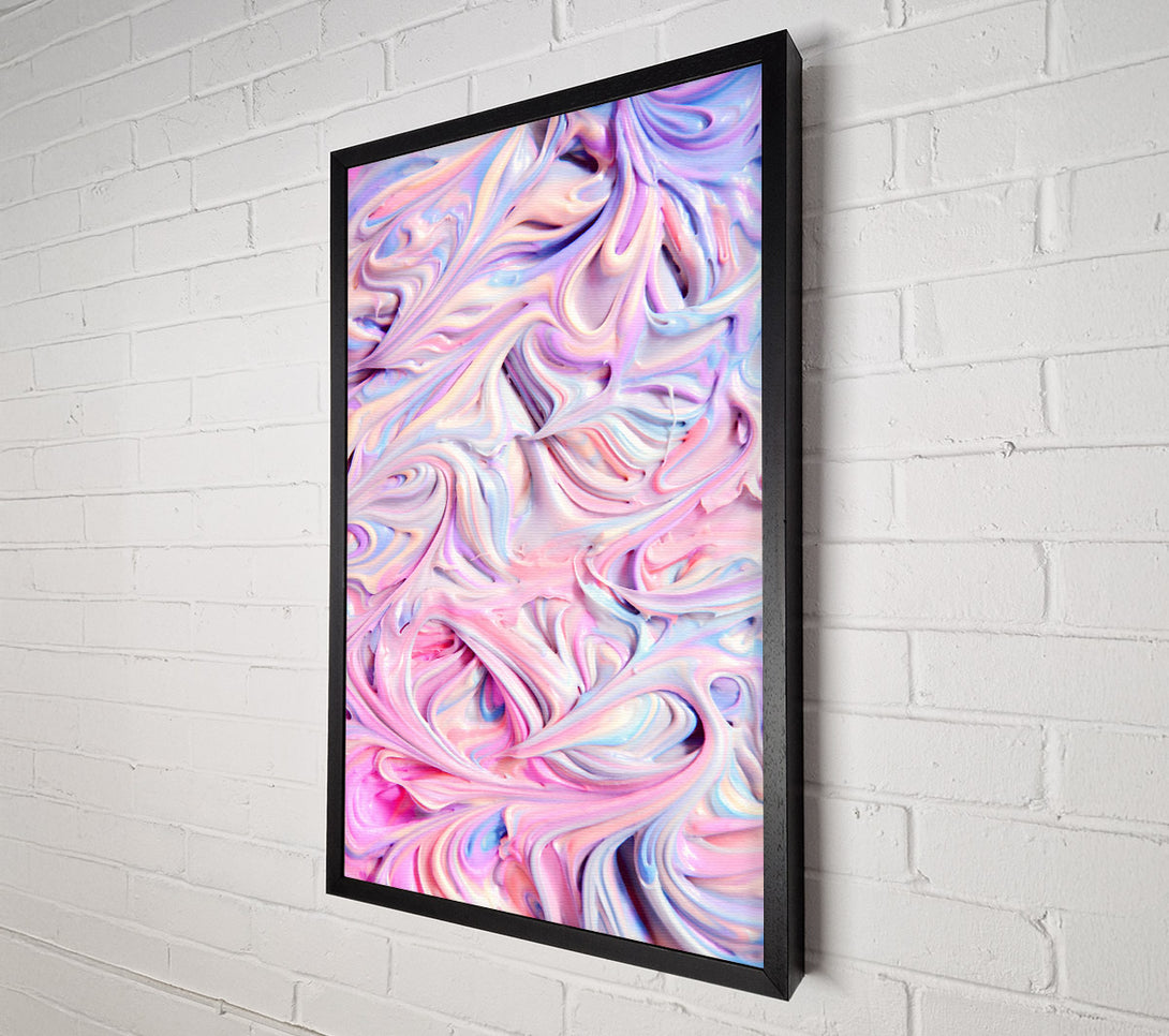  A Canvas Print of Pink Swirls Of Dreams Canvas Art