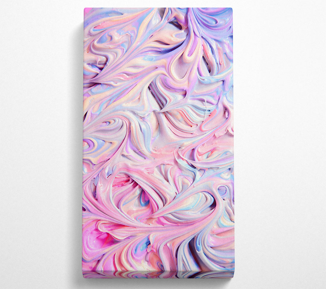  A Canvas Print of Pink Swirls Of Dreams Canvas Art