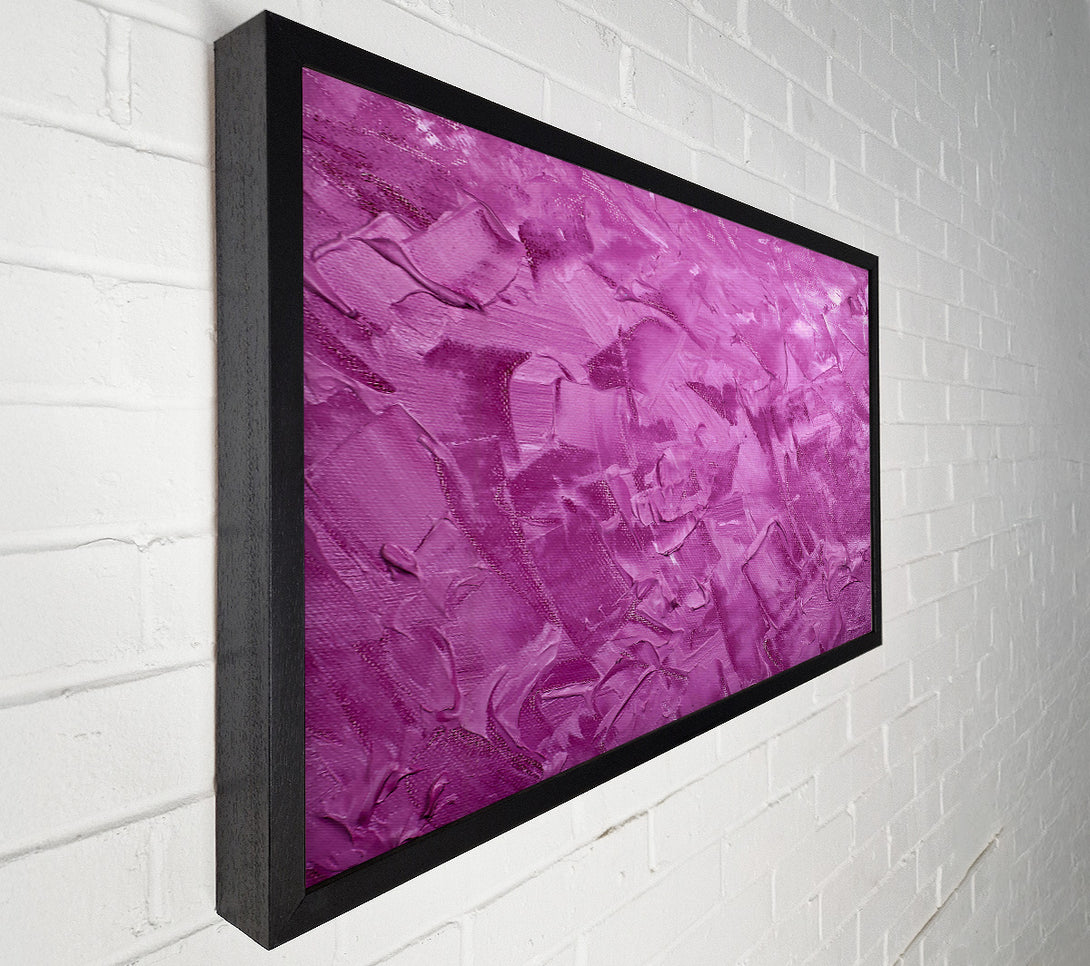  A Canvas Print of Magenta Abstract Strokes Canvas Print