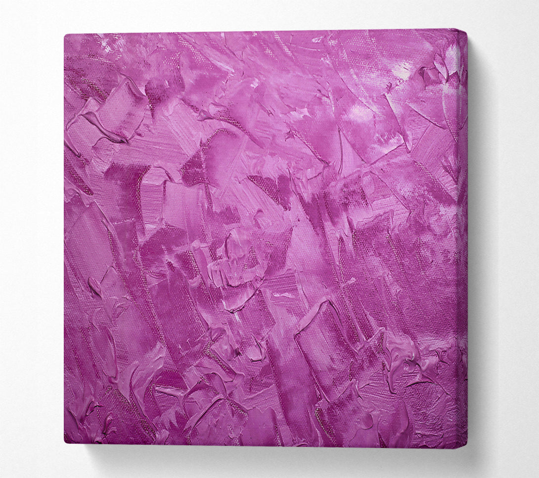  A Canvas Print of Magenta Abstract Strokes Canvas Print