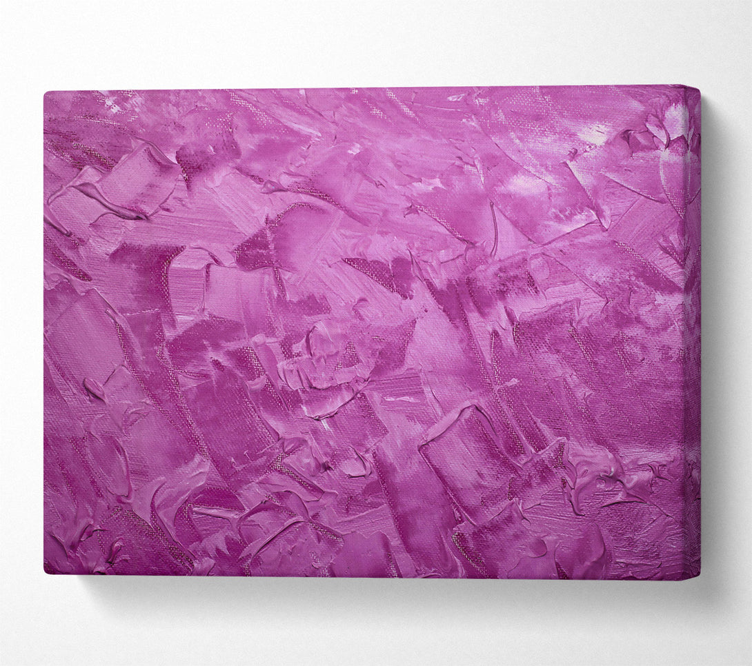  A Canvas Print of Magenta Abstract Strokes Canvas Print