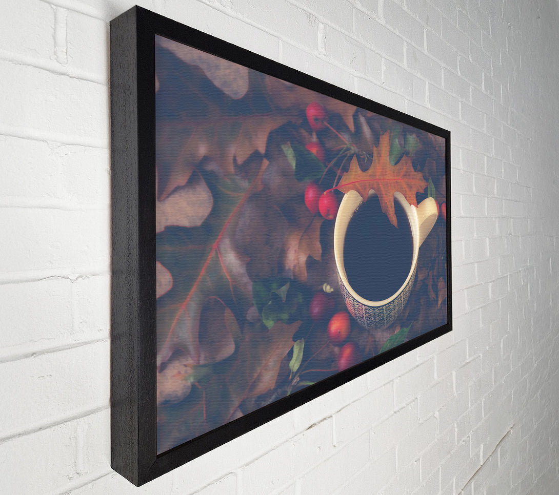  A Canvas Print of Autumn'S Warm Brown Brew Canvas Wall Art