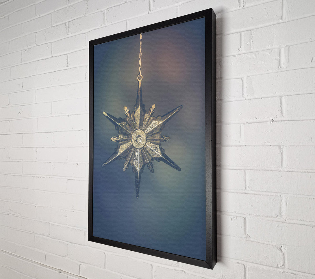  A Canvas Print of Silver Star Of Hope Canvas Wall Art