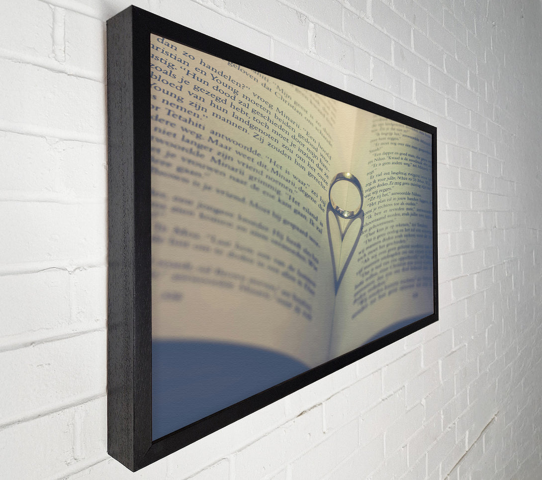  A Canvas Print of Golden Heart Promise Canvas Art
