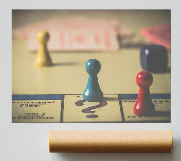Blue Chance Question Giclee Print