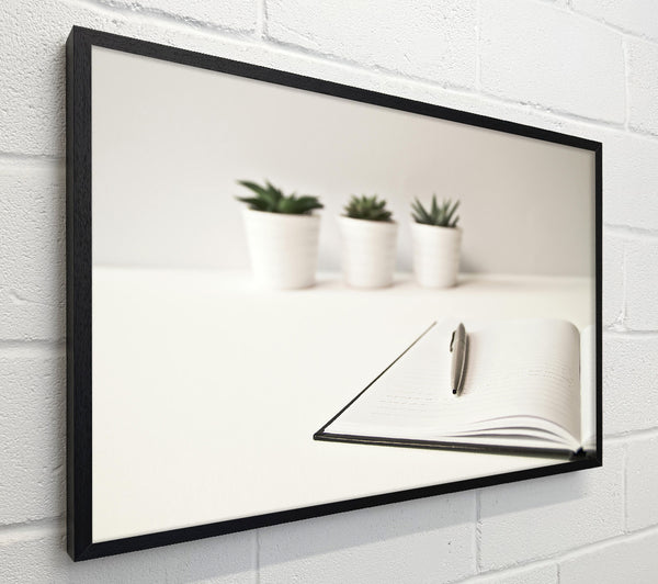 White Page And Pen